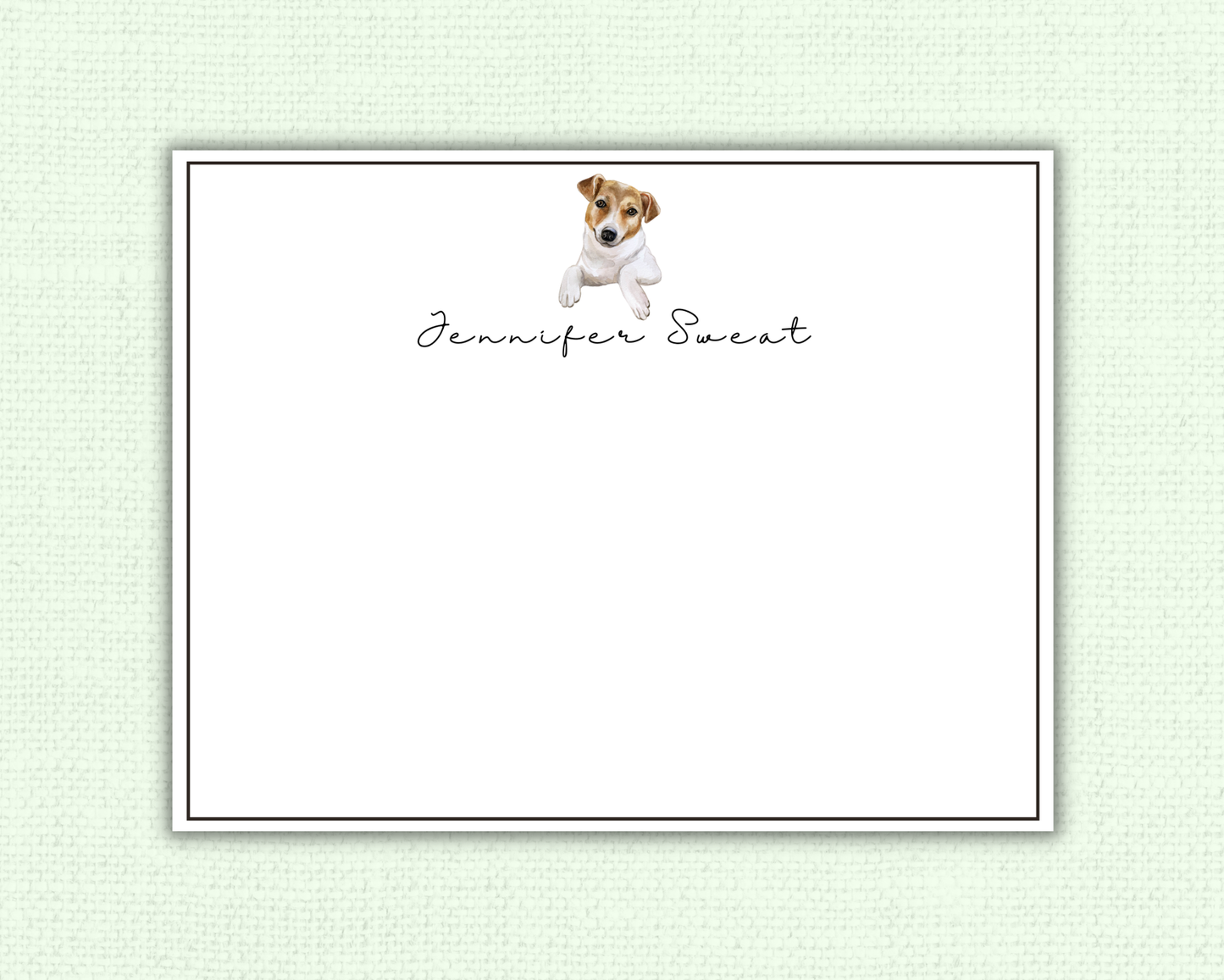 Custom Watercolor Pet Note Cards