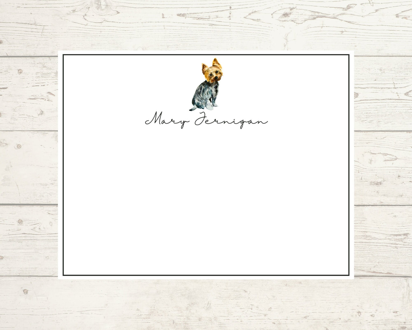 Custom Watercolor Pet Note Cards