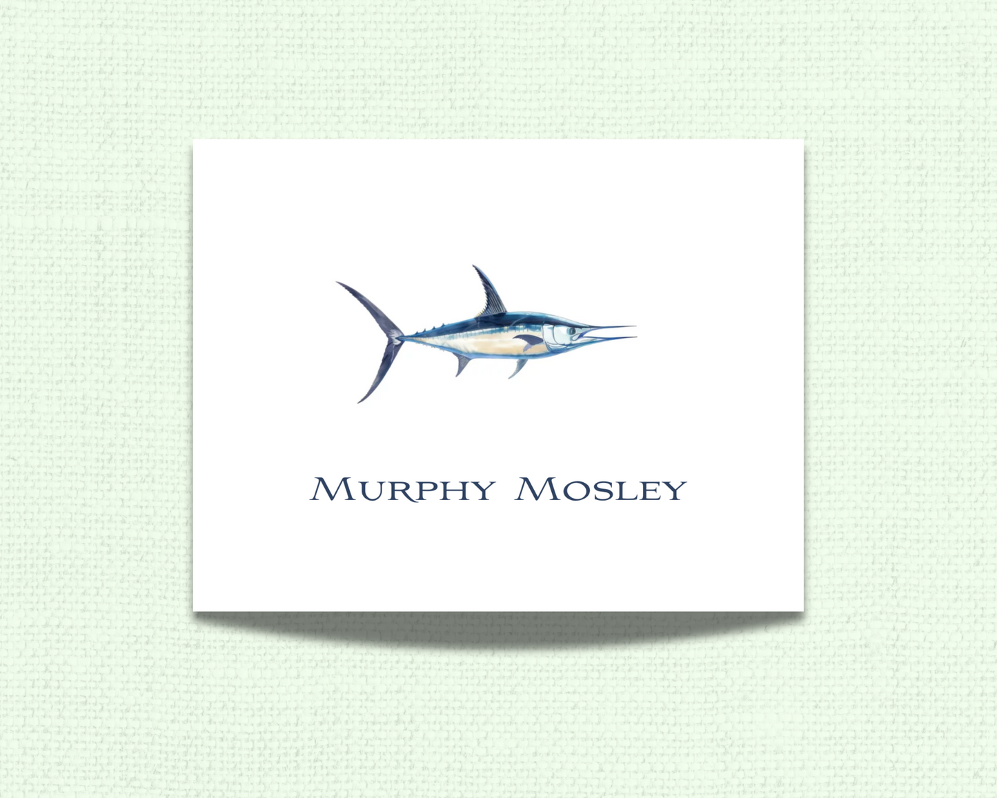 Marlin Folded Stationery Set