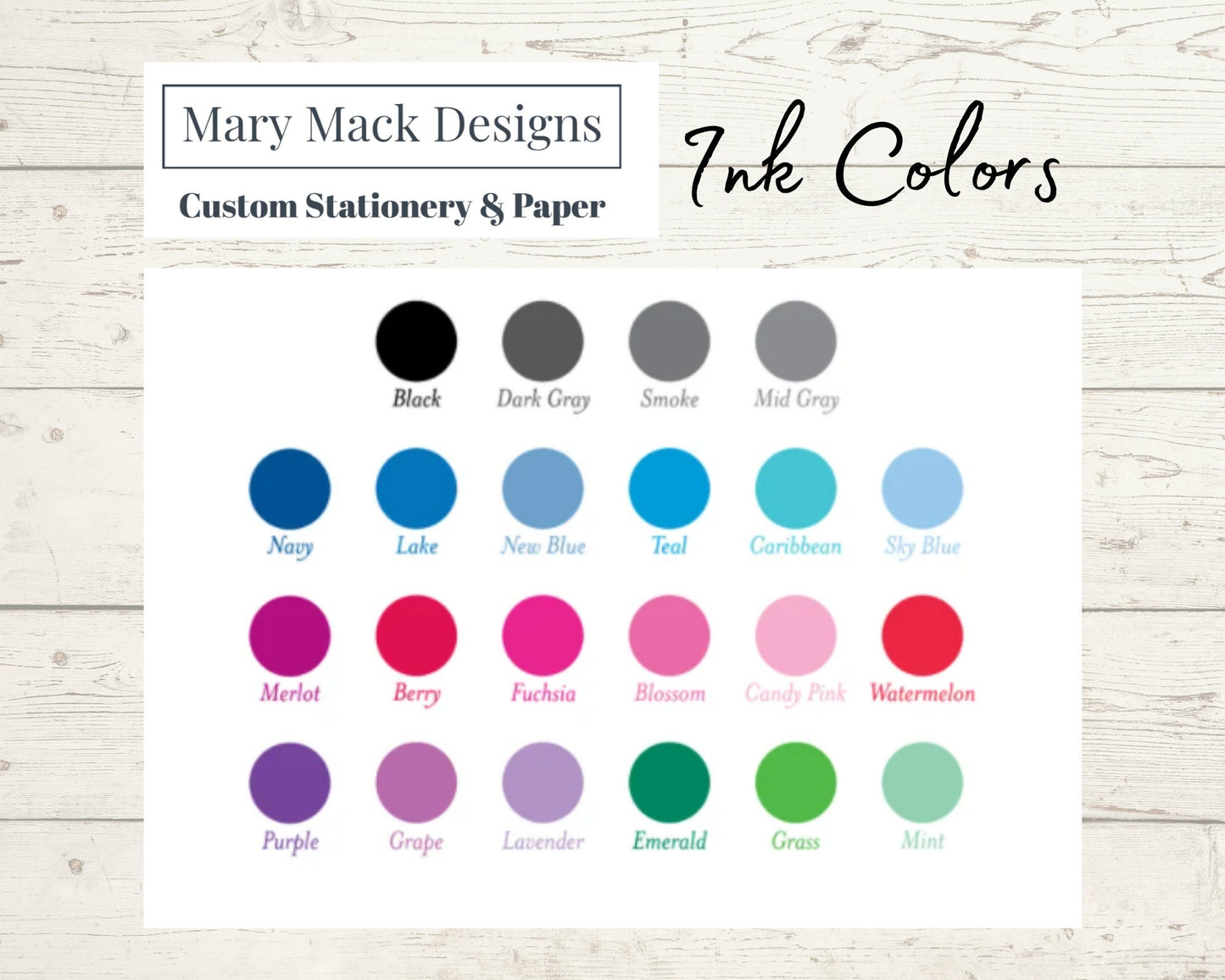 Marble Collection Personalized Stationery