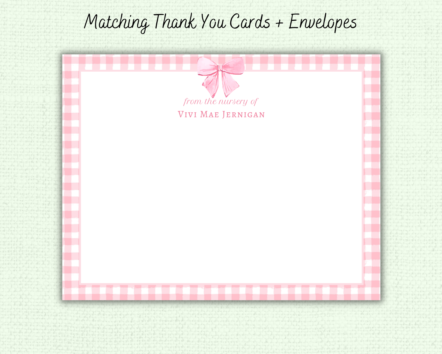 From the Nursery Stationery Set