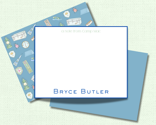 Personalized Camp Stationery Set for Boys