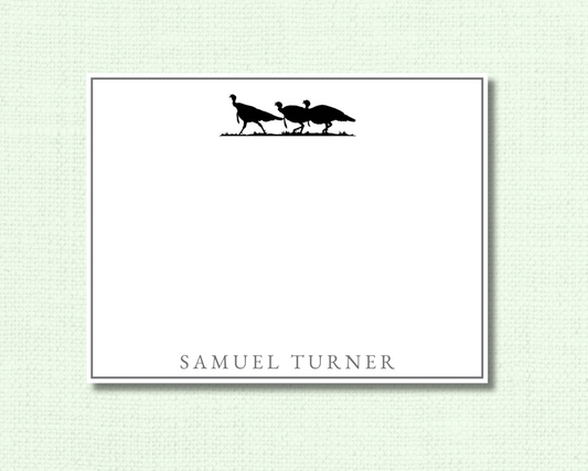 Trotting Turkey Stationery Set