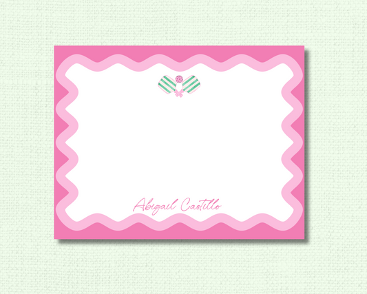 Pickleball Wavy Collection Stationery Set