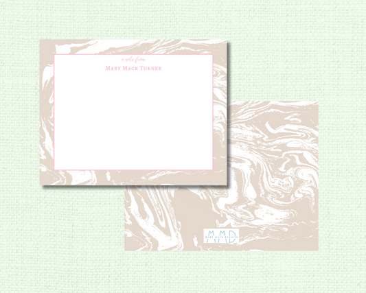 Marble Collection Personalized Stationery
