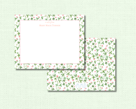 Whimsical Strawberry Notecard Set