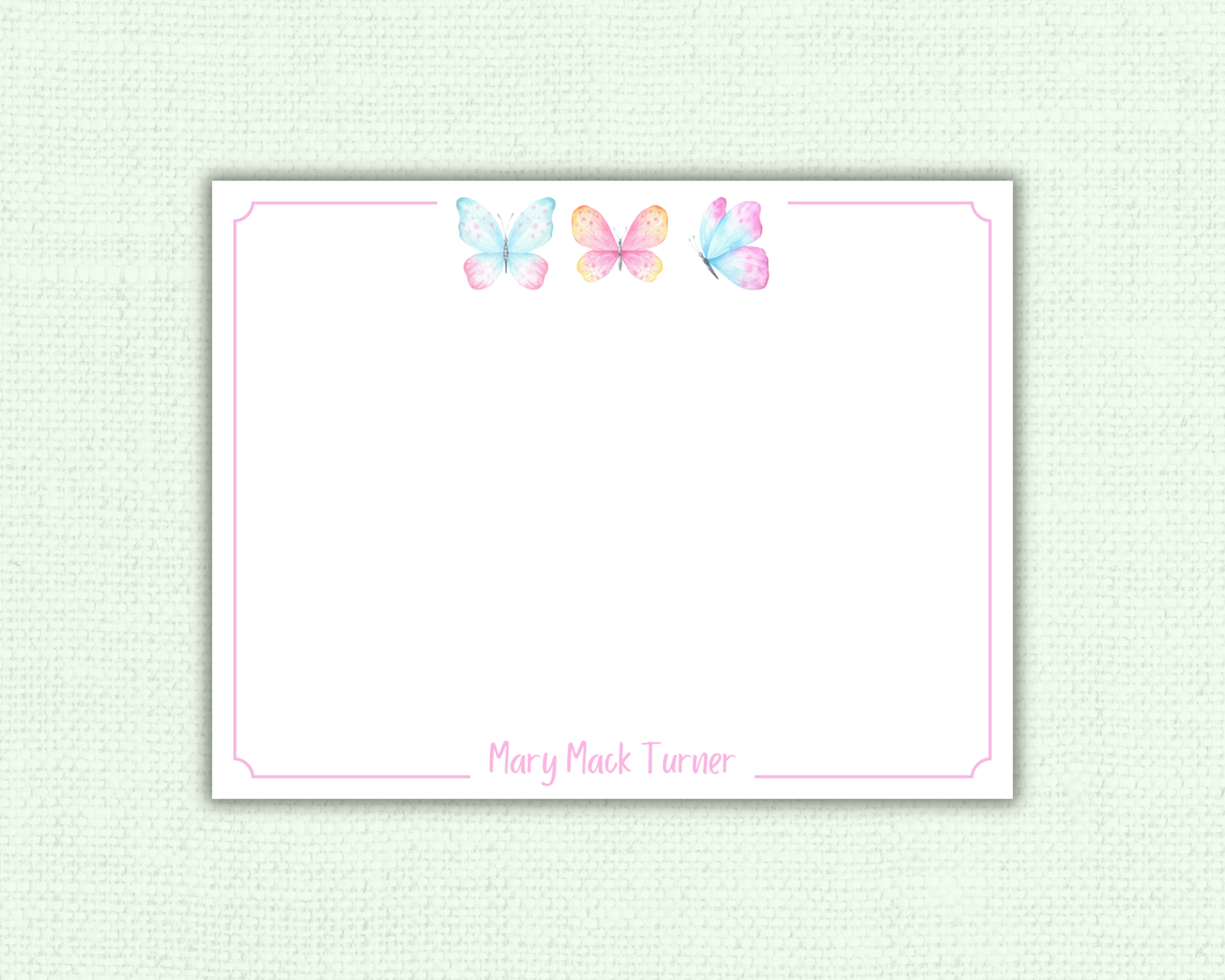Butterfly Stationery Set