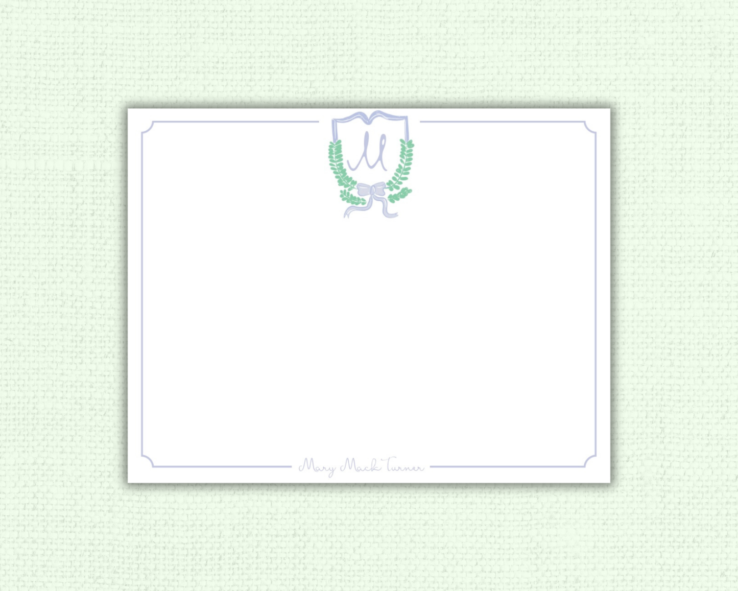 Floral Wreath Stationery Set