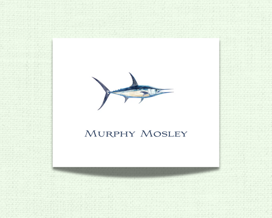 Marlin Folded Stationery Set