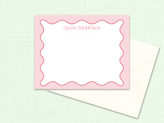 Scallop Stationery Set